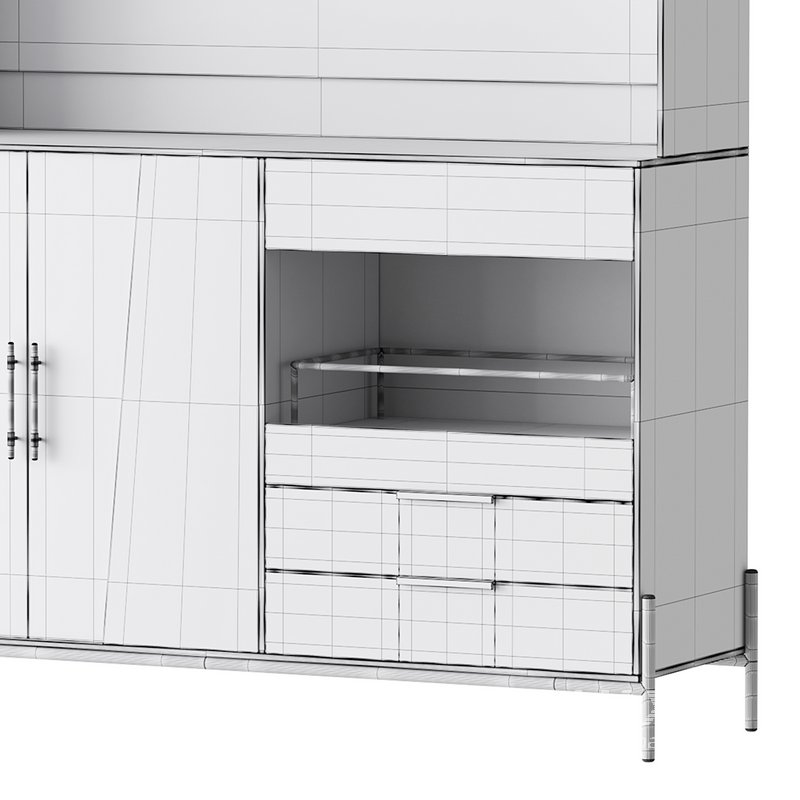 Cabinet with high shelves for the kitchen - Image 18