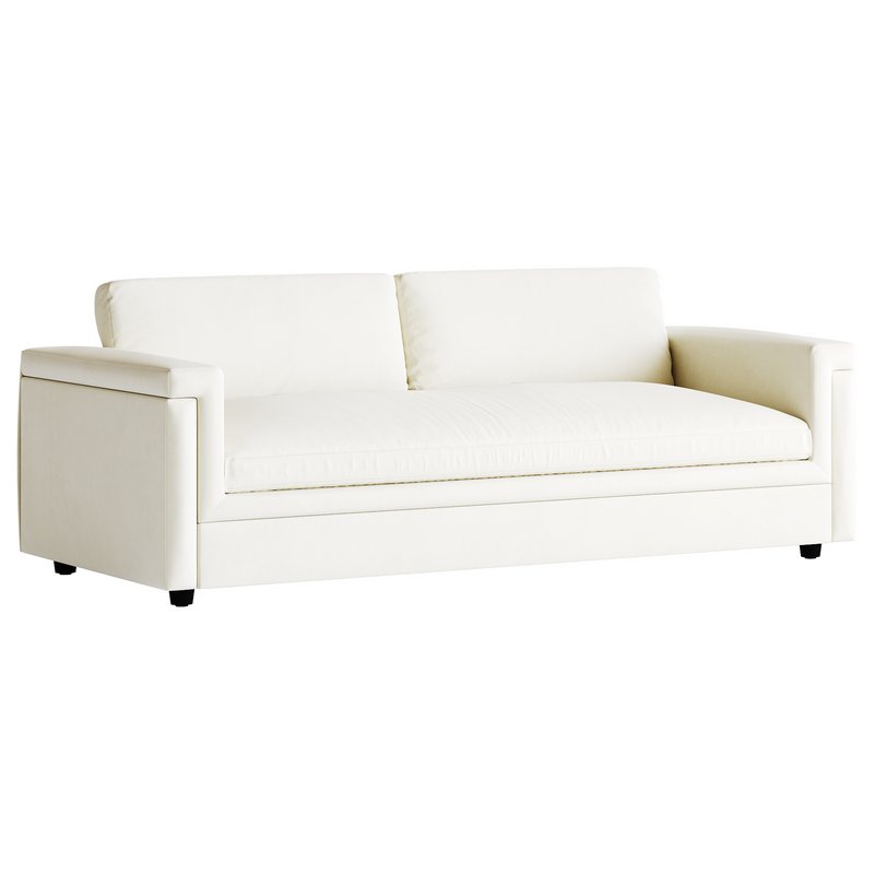 CEVA LIGHT BLUE PERFORMANCE VELVET SLEEPER SOFA - Image 17