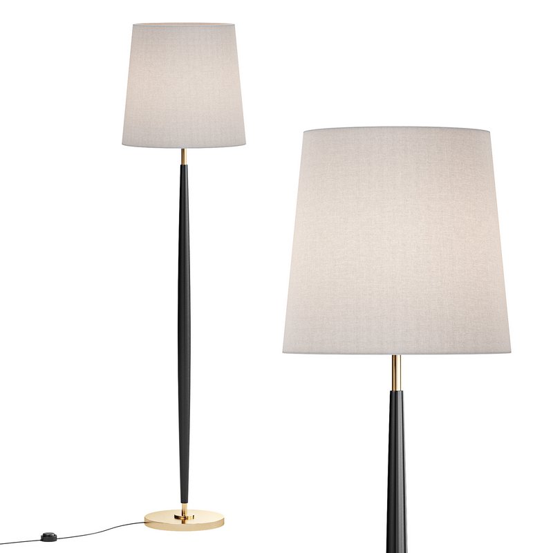 Beckett Leather Floor Lamp - Image 1