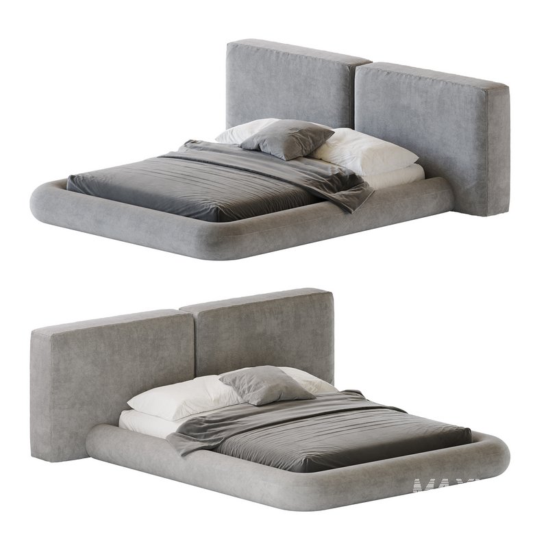 Cullen Suede Fabric Contemporary Minimalist - Image 1