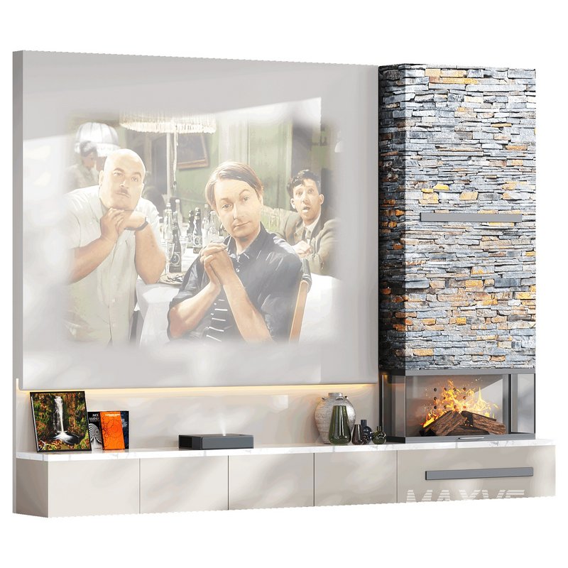 TV wall with Xiaomi laser projector - Image 3