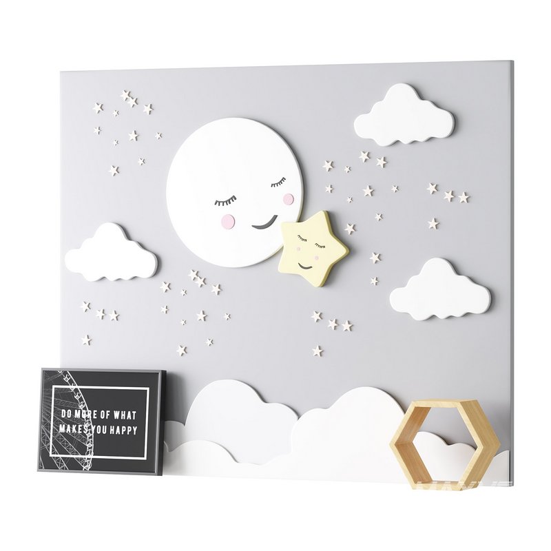 Decorative wall panel for children 02 - Image 1