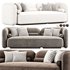 Scandinavian Style Velvet Sofa - Thumbnail 3