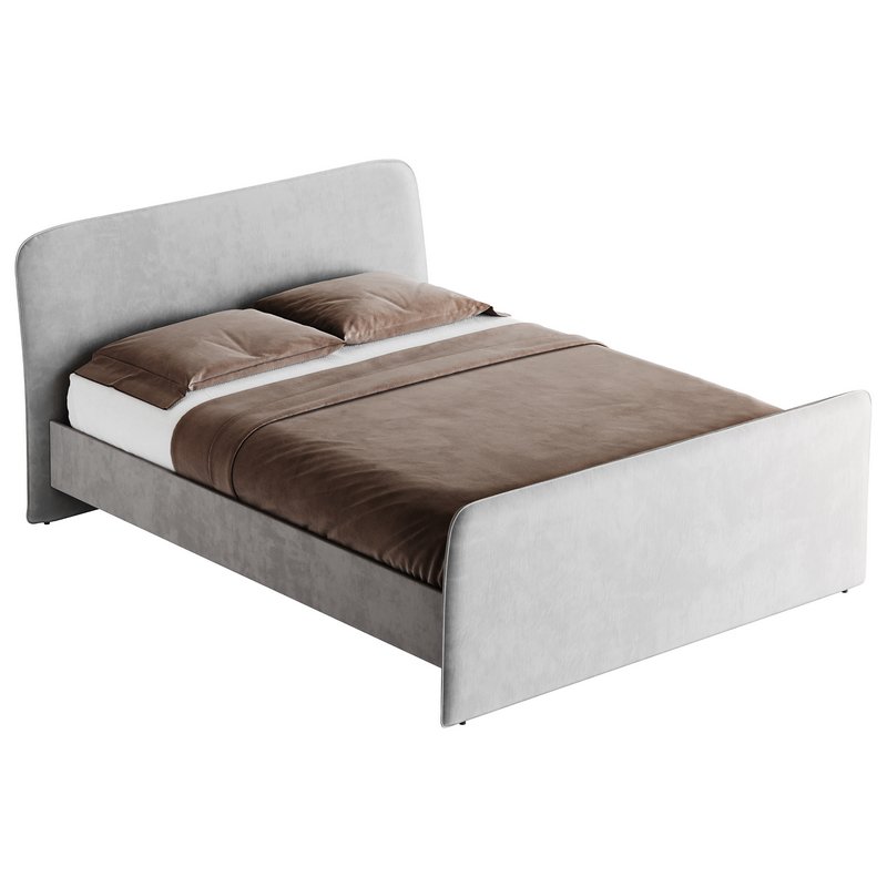 CAMERANO CREAM UPHOLSTERED QUEEN SLEIGH BED - Image 18