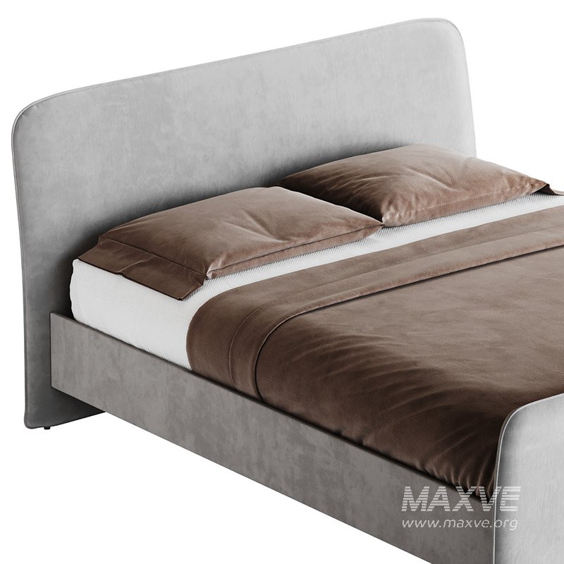 CAMERANO CREAM UPHOLSTERED QUEEN SLEIGH BED - Image 19