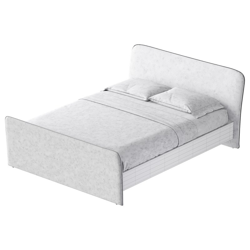 CAMERANO CREAM UPHOLSTERED QUEEN SLEIGH BED - Image 20