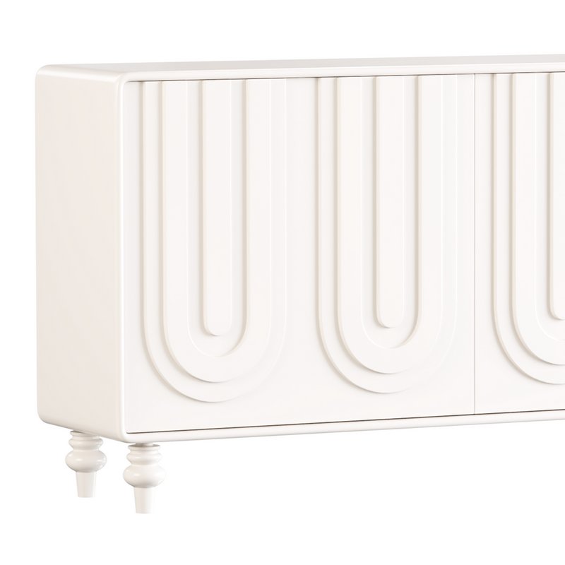 Cream style shoe cabinet - Image 2