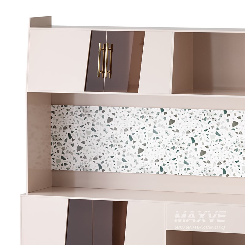 Cabinet with high shelves for the kitchen - Image 2