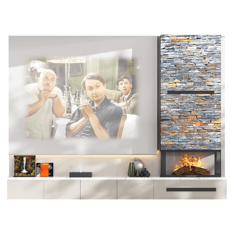 TV wall with Xiaomi laser projector - Image 2