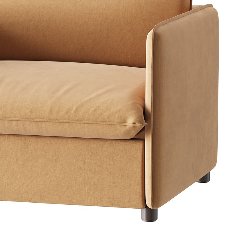 CORROY WHITE PERFORMANCE FABRIC CHAIR AND A HALF - Image 2