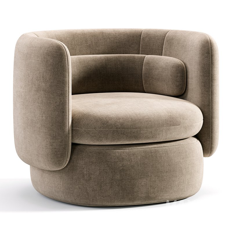 Aria 3 seater flannette armchair - Image 2