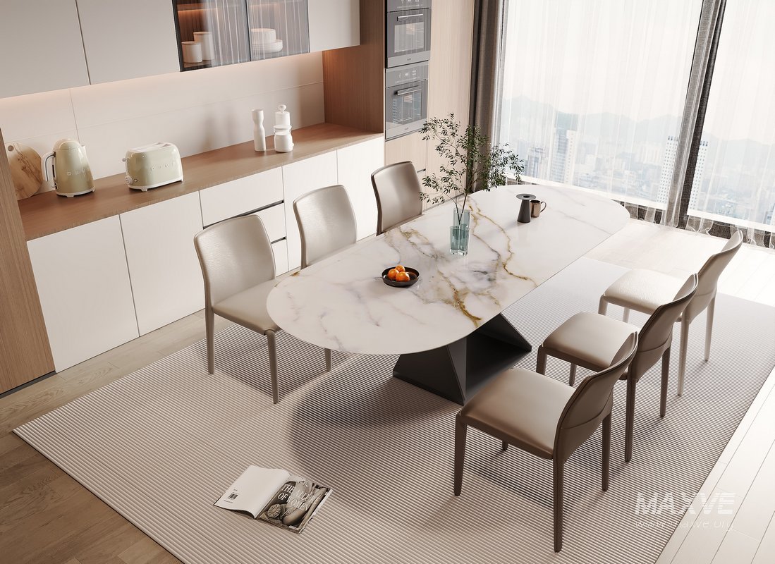 Dining table and chair - Image 1