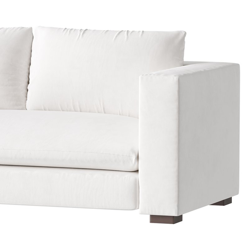 DESEO COPPER BROWN PERFORMANCE VELVET SOFA - Image 3