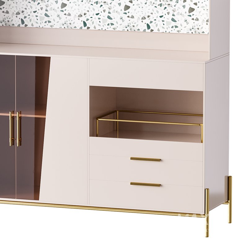 Cabinet with high shelves for the kitchen - Image 3