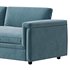 CEVA LIGHT BLUE PERFORMANCE VELVET SLEEPER SOFA - Thumbnail 4
