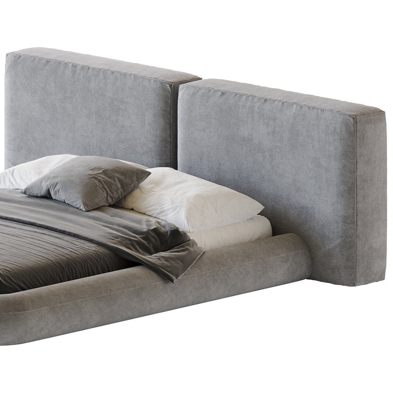 Cullen Suede Fabric Contemporary Minimalist - Image 3