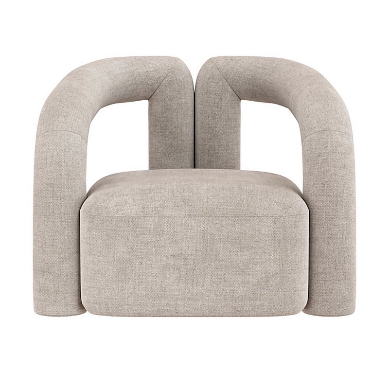 Nordic light lounge armchair - Image 1