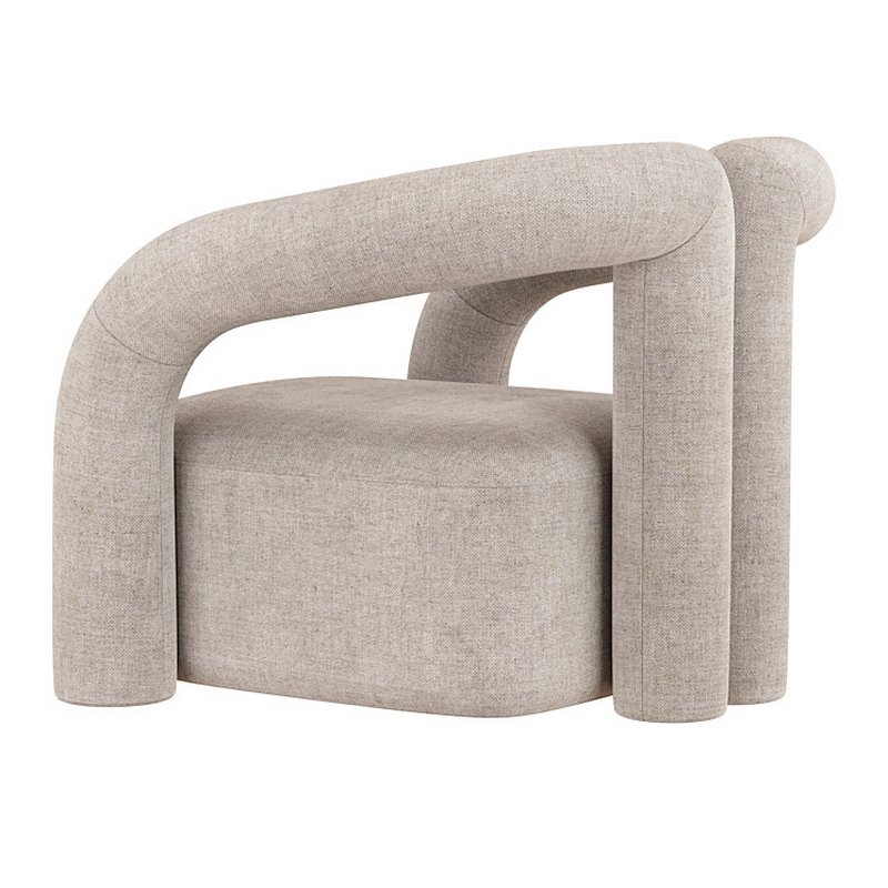 Nordic light lounge armchair - Image 2
