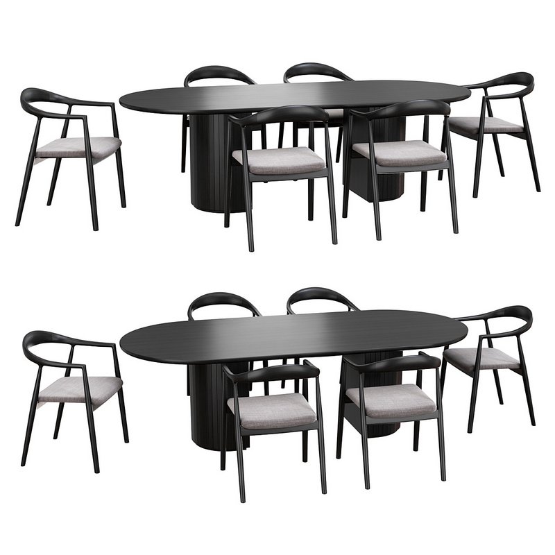 Dining set 039 Hata chair - Image 2