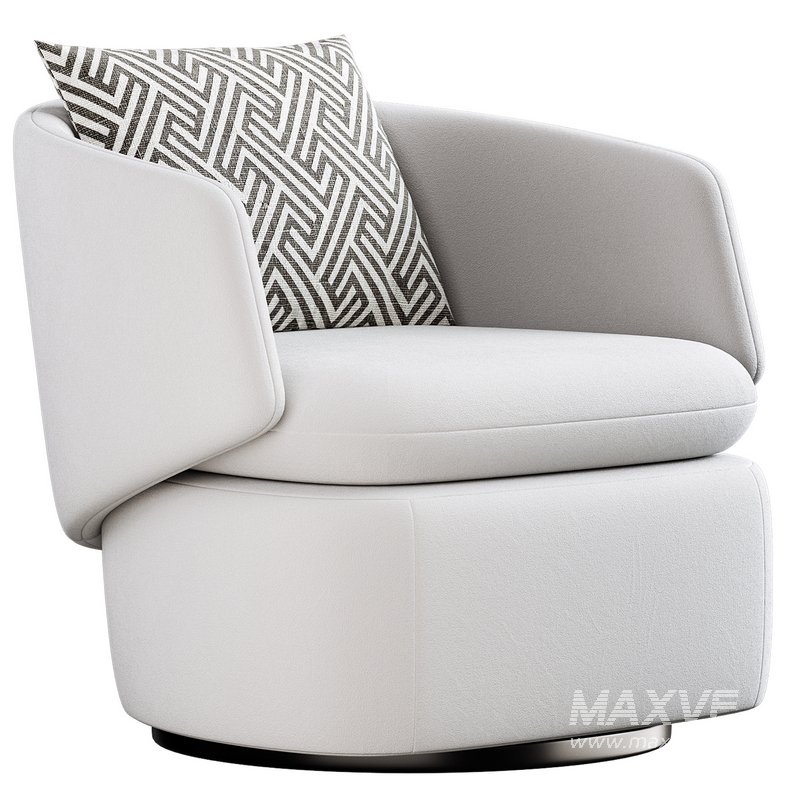 Crescent armchair by West Elm - Image 4