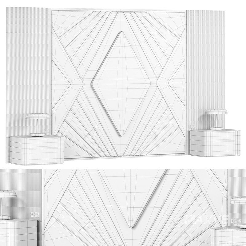 Wall Composition Bedroom 01 - Image 2