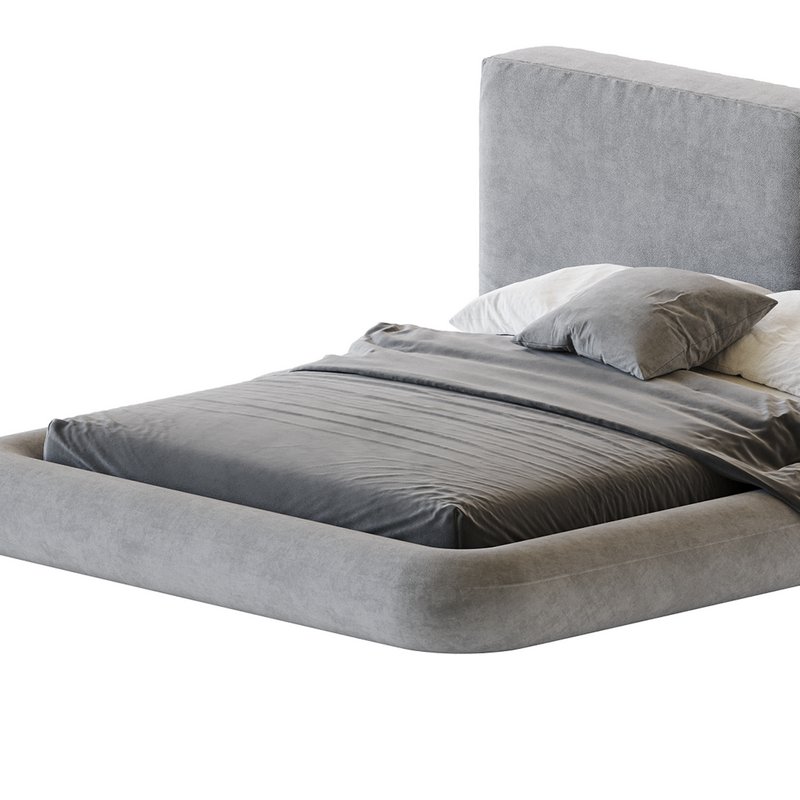 Cullen Suede Fabric Contemporary Minimalist - Image 2