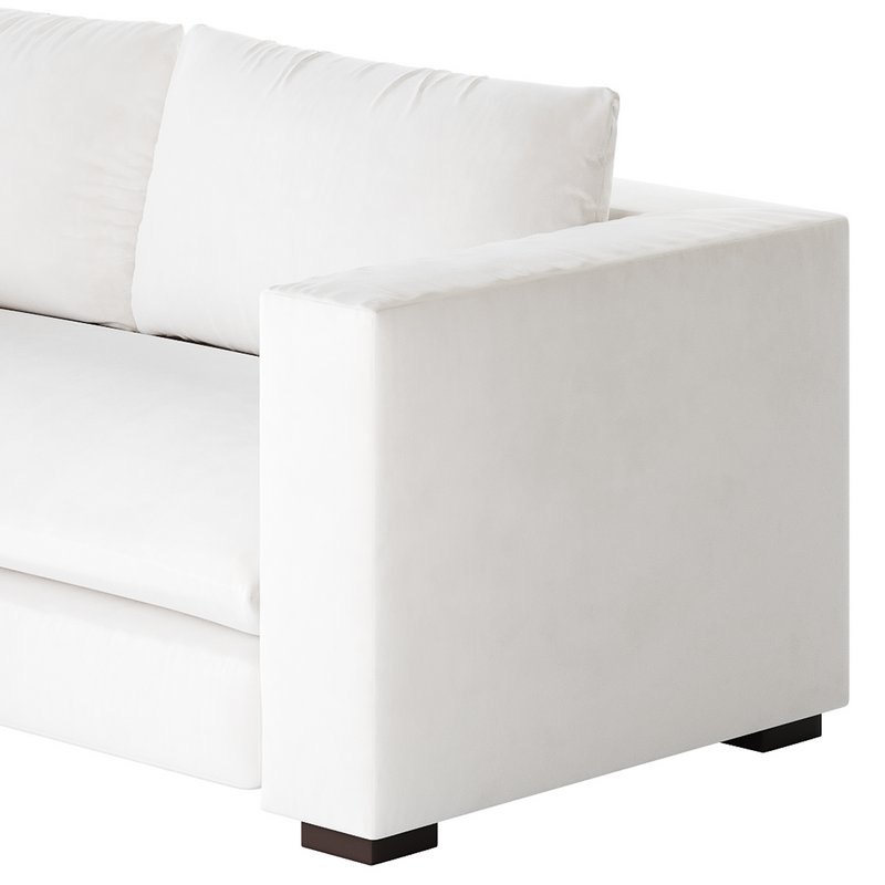 DESEO COPPER BROWN PERFORMANCE VELVET SOFA - Image 5