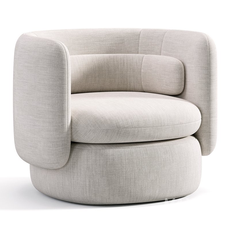 Aria 3 seater flannette armchair - Image 4