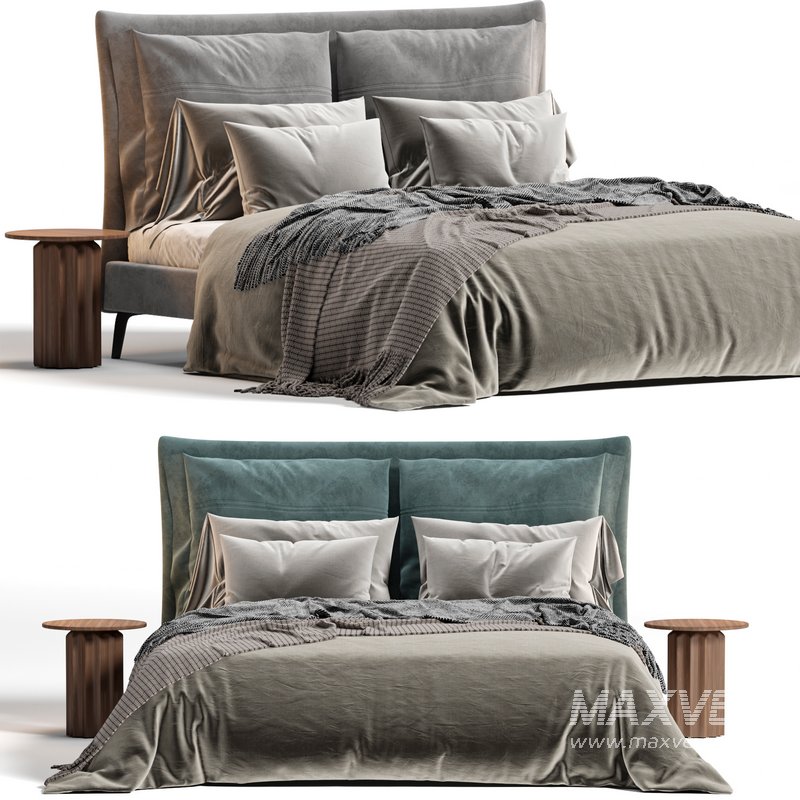 Soft bed by AiYAInteriors - Image 5