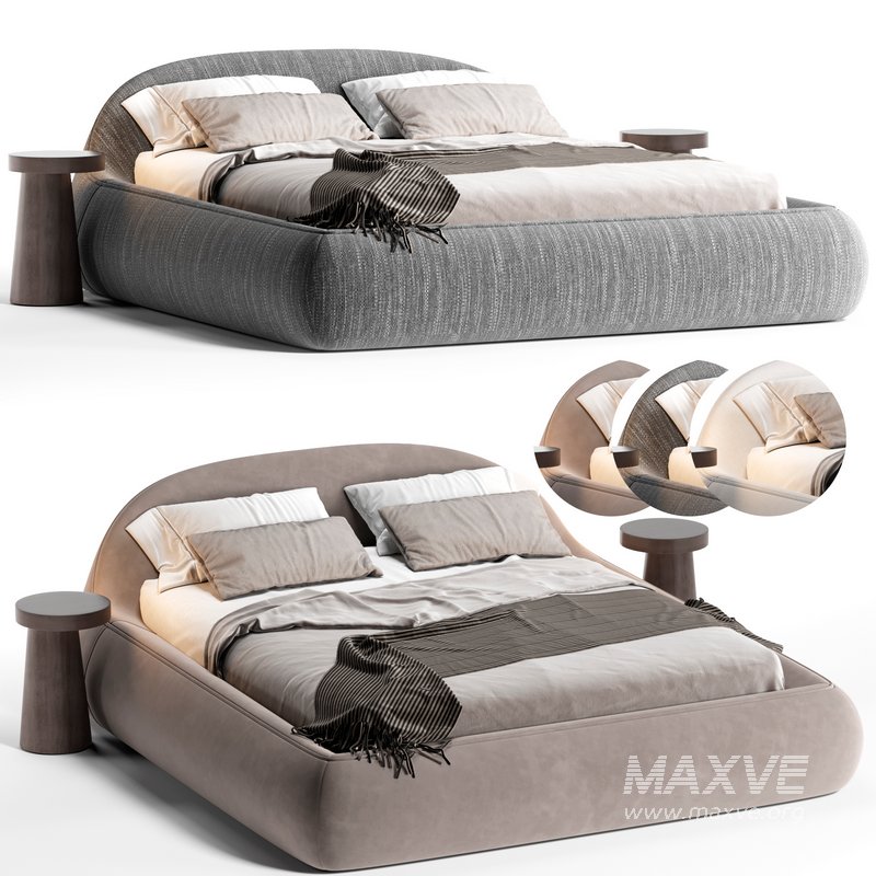 ABBRACCI Bed by GHIDINI - Image 1