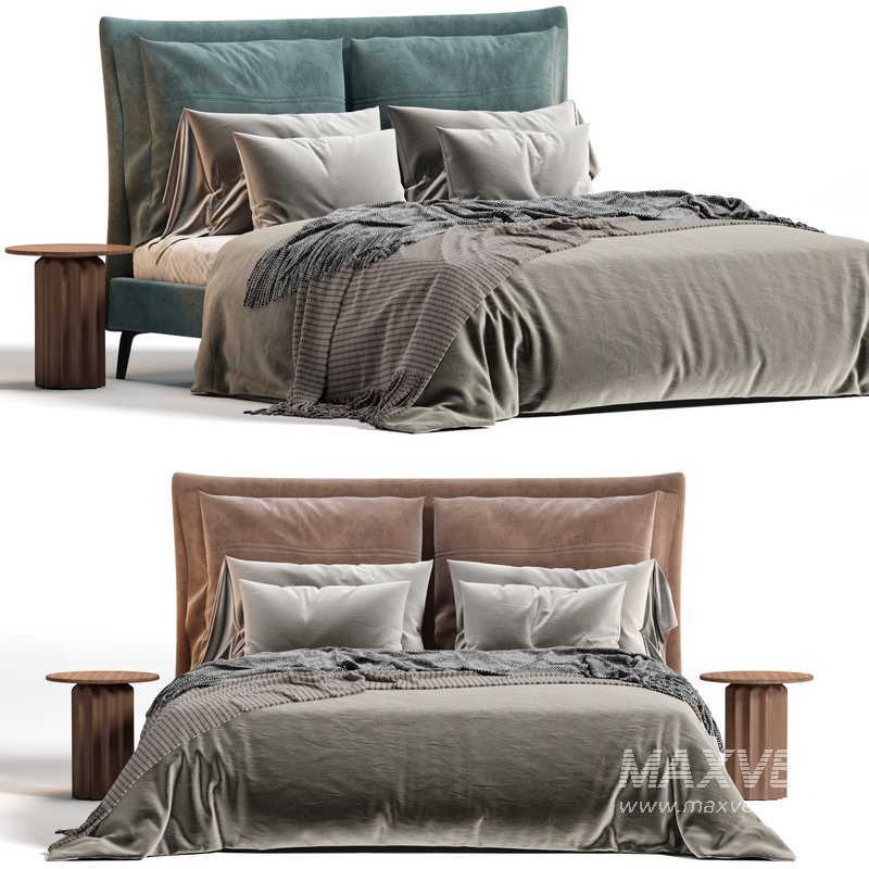 Soft bed by AiYAInteriors - Image 6