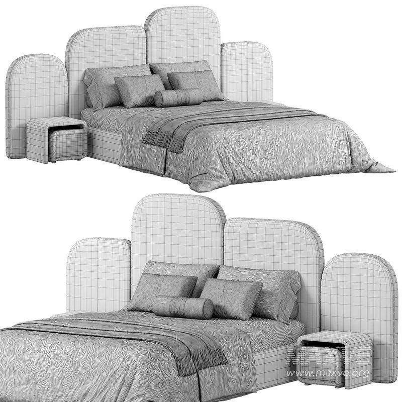 Jeffries’s Silk & Abaca Bed - Image 4