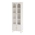 Cabinet Included White Closed Back Wooden Standard Bookcase 3 - Thumbnail 6