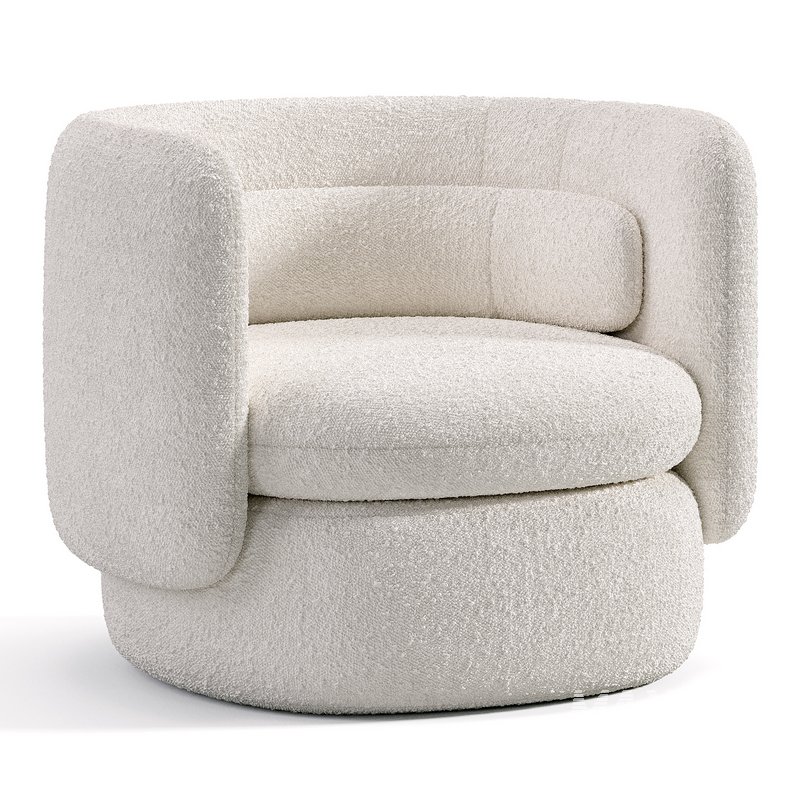 Aria 3 seater flannette armchair - Image 5