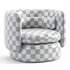 Aria 3 seater flannette armchair - Thumbnail 6