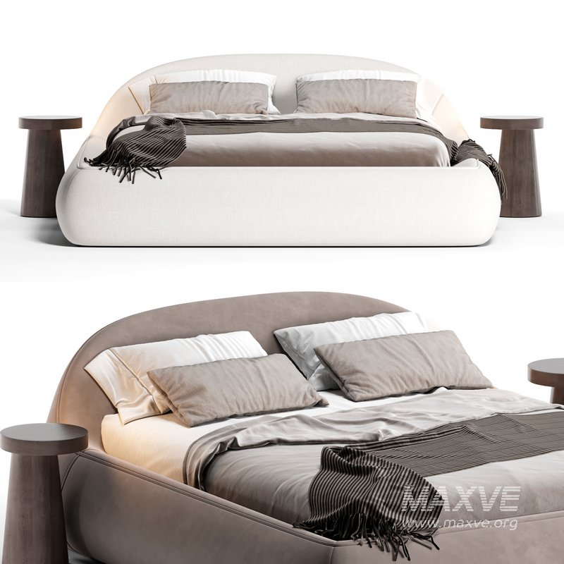 ABBRACCI Bed by GHIDINI - Image 4