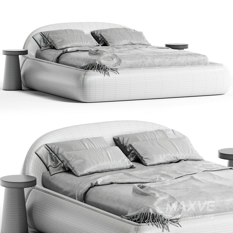 ABBRACCI Bed by GHIDINI - Image 5