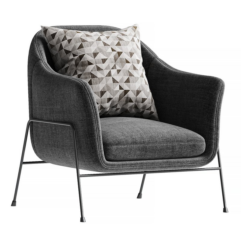 Armchair Wiley Ivory - Image 2