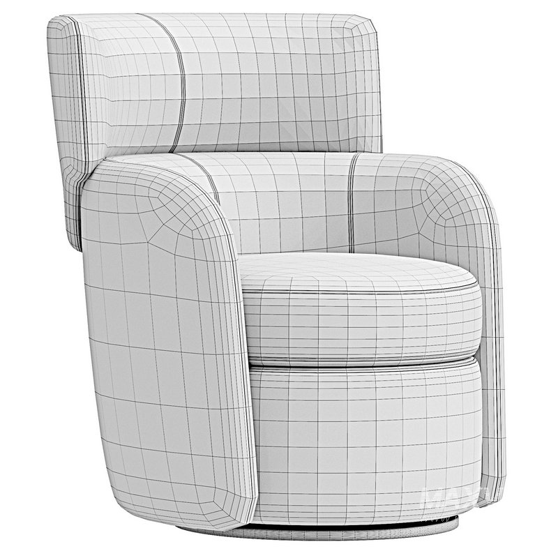 Ditre Italia Claire Swivel Armchair - Image 2