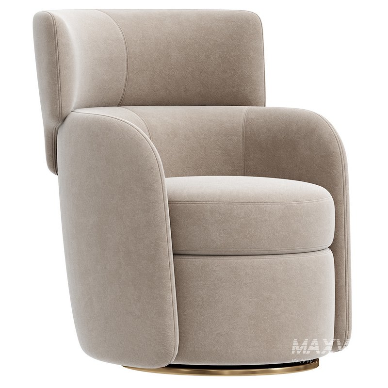 Ditre Italia Claire Swivel Armchair - Image 3