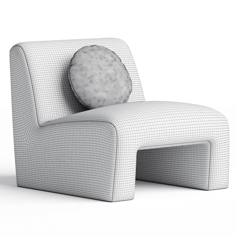 Armchair CB2 Dario Green - Image 4