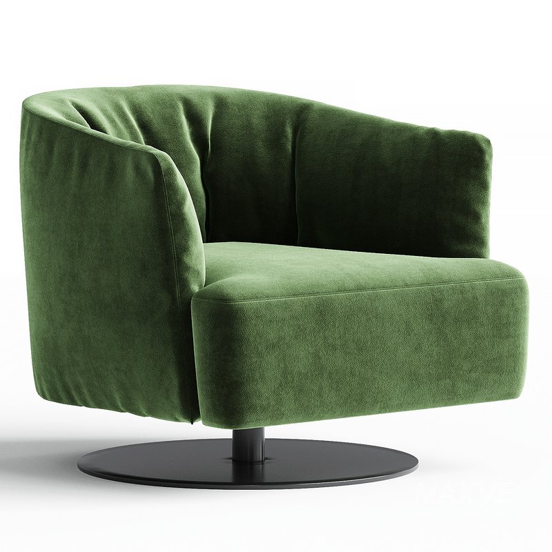 DIGA Swivel armchair By NICOLINE - Image 4