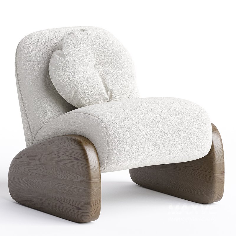Armchair Bernhardt Noah Fabric - Image 1