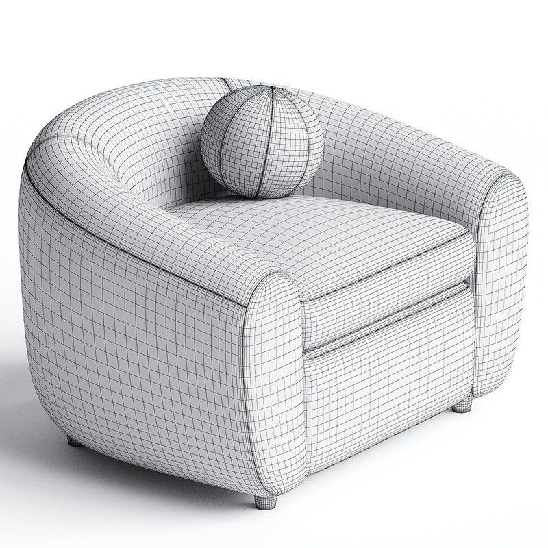 Dolce Boucle Armchair - Image 3