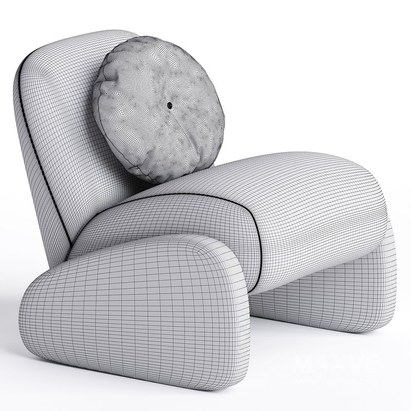 Armchair Bernhardt Noah Fabric - Image 3