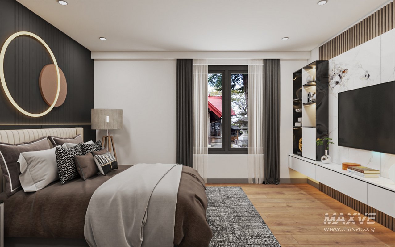 Modern bedroom interior design - Image 1