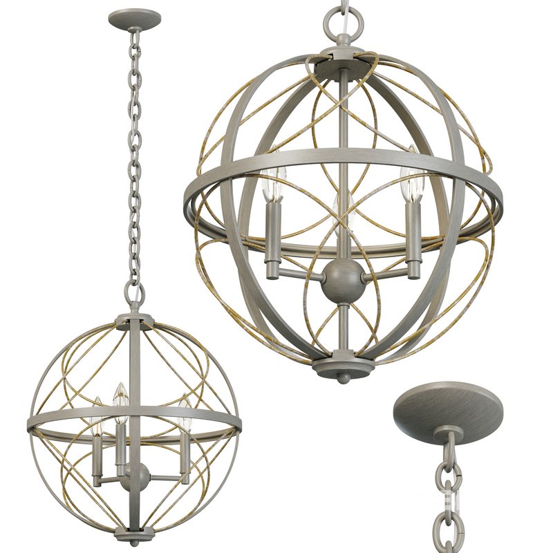 Brandywine Silver Ridge Three Light Pendant - Image 1