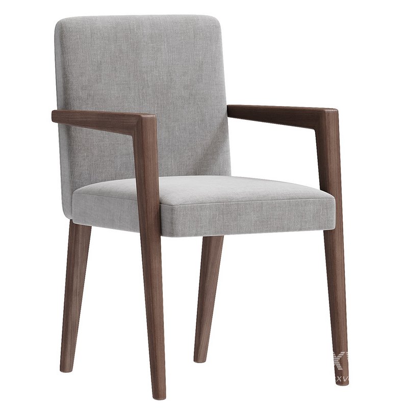 Baxton Studio Andrea Upholstered ArmChair - Image 1