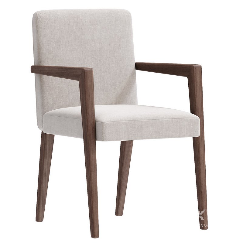 Baxton Studio Andrea Upholstered ArmChair - Image 2