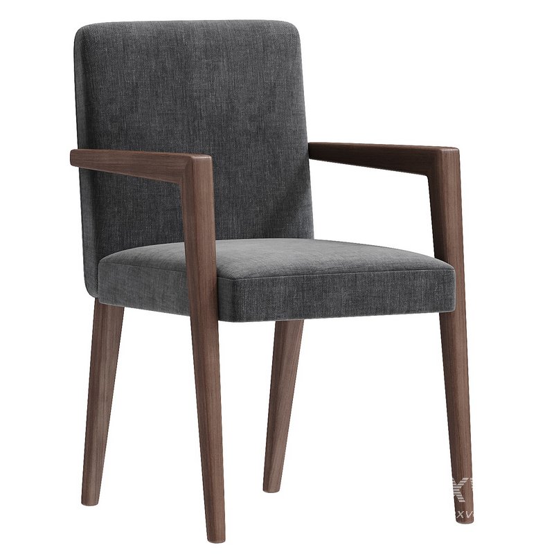 Baxton Studio Andrea Upholstered ArmChair - Image 3